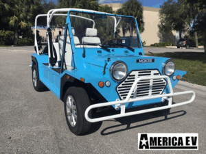 Blue Mokee 4 Passenger Golf Cart affordable golf cart rental, golf cart rent cabo san lucas