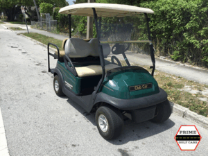 Green Club Car 4 Passenger Golf Cart affordable golf cart rental, golf cart rent cabo san lucas