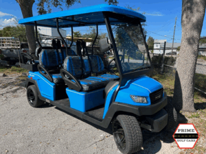 Ocean Blue Bintelli Beyond 6 Passenger Golf Cart affordable golf cart rental, golf cart rent cabo san lucas