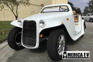White America EV California Roadster 4 Passenger Golf Cart affordable golf cart rental, golf cart rent cabo san lucas